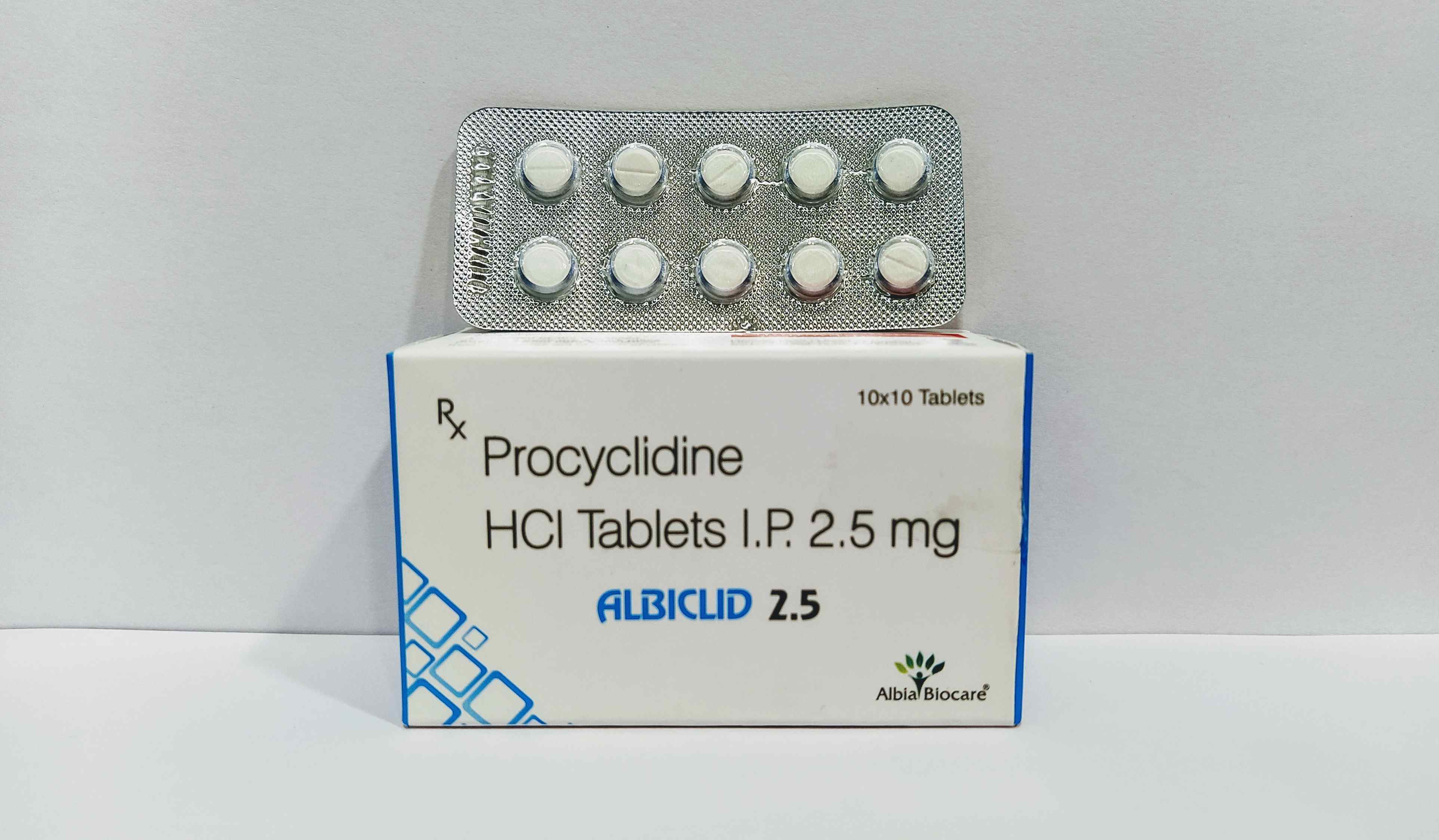 ALBICLID -2.5 TABLET | Procyclidine 2.5mg